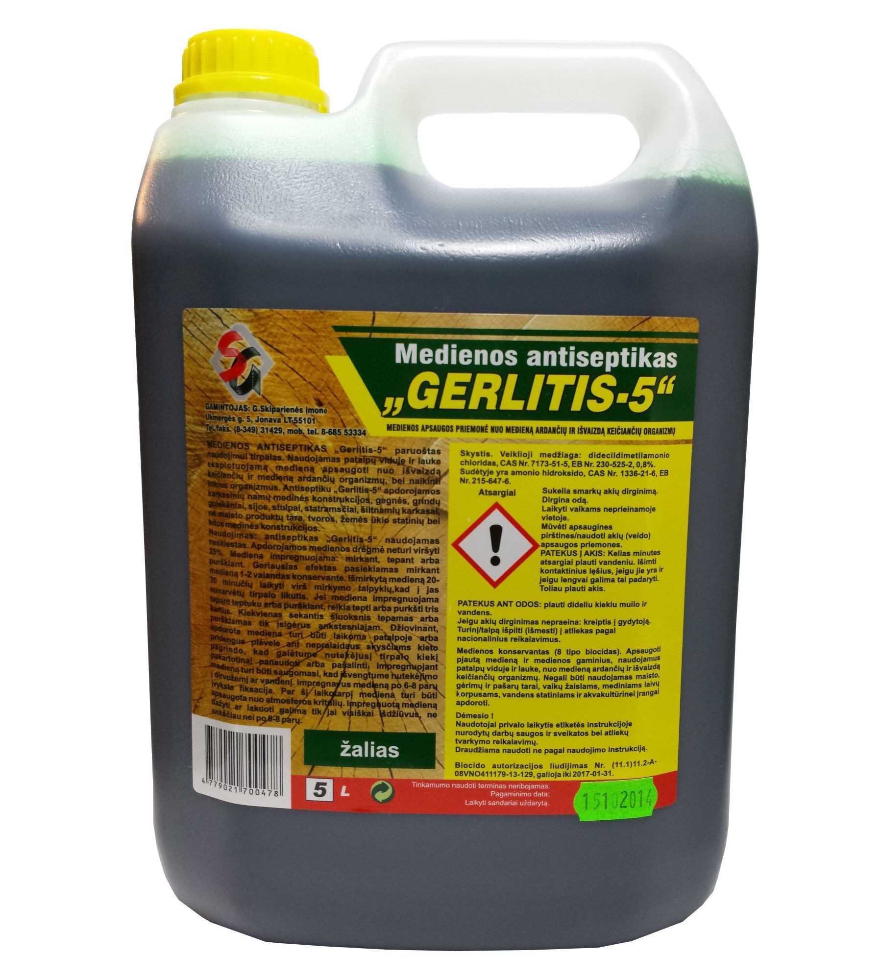 'Gerlitis-5'' b.  5kg žalias